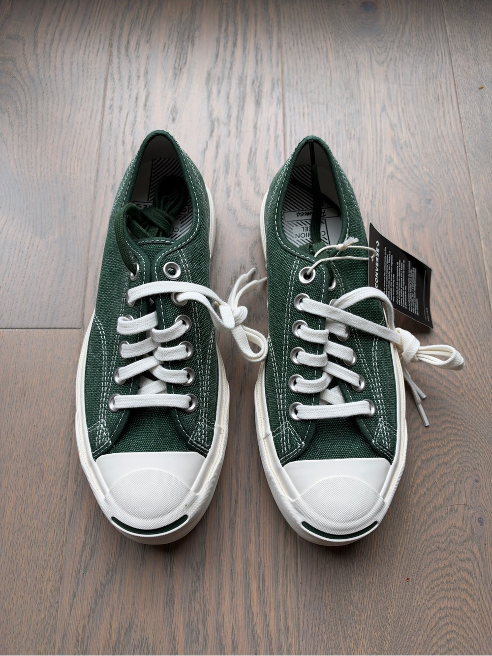 Converse x Palmes Jack Purcell PDM in Green Canvas - Picture 5 of 6